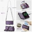 iPhone 16 Plus CaseMe C36 Wallet RFID Leather Phone Case - 3