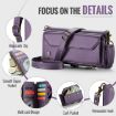 iPhone 16 Plus CaseMe C36 Wallet RFID Leather Phone Case - 4