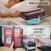 iPhone 16 Plus CaseMe C36 Wallet RFID Leather Phone Case - 5