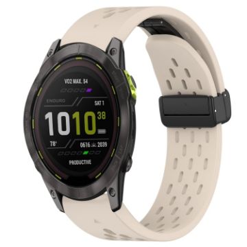Garmin Enduro 26mm Silicone Watch Band - Starlight Color - 1