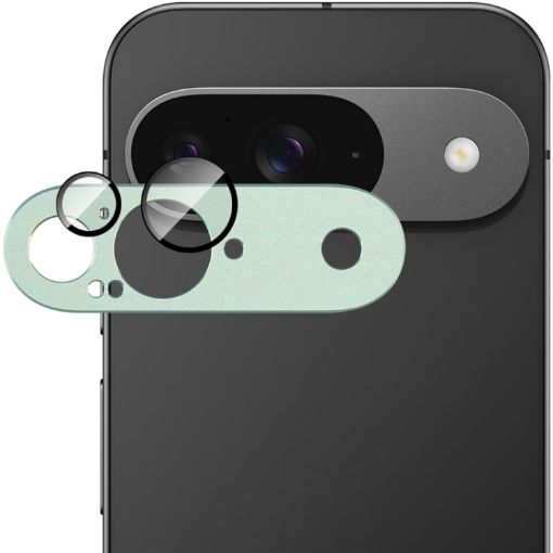 IMAK Metal Armor Camera Protector Film for Google Pixel 9 - Green - 1
