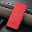 For Honor X6b AZNS Magnetic Calf Texture Flip Leather Phone Case - Red - 2