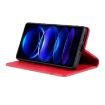 For Honor X6b AZNS Magnetic Calf Texture Flip Leather Phone Case - Red - 5