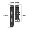 Garmin Instinct 2X Solar White Silicone Watch Band - 6
