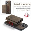 iPhone 16 Pro DG.MING M1 Series 3-Fold Multi Card Wallet Leather Phone Case - 6