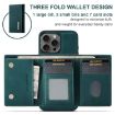 iPhone 16 Pro Max DG.MING M1 Series 3-Fold Multi Card Wallet Leather Case - 2