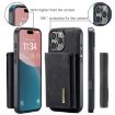 iPhone 16 Pro DG.MING M1 Series Wallet Leather Case - Black - 7