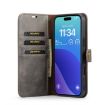 iPhone 16 Pro DG.MING Crazy Horse Texture Magnetic Leather Case - 4