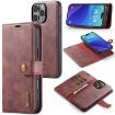 iPhone 16 Pro Max DG.MING Crazy Horse Texture Magnetic Leather Case - 1