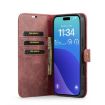 iPhone 16 Pro Max DG.MING Crazy Horse Texture Magnetic Leather Case - 4