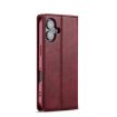 LC.IMEEKE RFID Anti-theft Leather Phone Case for iPhone 16 - Red - 3