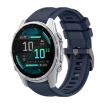 Garmin Fenix 8 AMOLED 43mm Midnight Blue Silicone Watch Band - 1