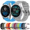 Garmin Fenix 8 AMOLED 43mm Midnight Blue Silicone Watch Band - 3