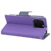 GOOSPERY FANCY DIARY Cross Texture Leather Phone Case - Purple - 3