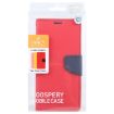 GOOSPERY FANCY DIARY Cross Texture Leather Phone Case for iPhone 16 Pro - Red - 4
