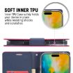 GOOSPERY FANCY DIARY Cross Texture Leather Phone Case - Black - 5