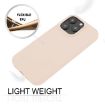 GOOSPERY Soft Feeling Liquid TPU Soft Phone Case for iPhone 16 Pro Max - Apricot - 3