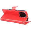 GOOSPERY BLUE MOON Crazy Horse Leather Phone Case - Red - 3