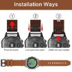 Garmin MARQ Adventurer Gen 2 Leather Steel Buckle 22mm Watch Band - Black - 4