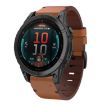 Garmin Fenix 8 Leather Watch Band - Brown - 1