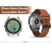 Garmin Fenix 8 Leather Watch Band - Brown - 6