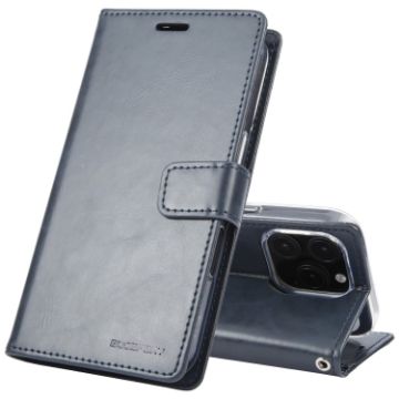 GOOSPERY BLUE MOON Crazy Horse Leather Phone Case for iPhone 16 Pro - 1