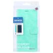 GOOSPERY BLUE MOON Crazy Horse Leather Phone Case - Mint Green - 4