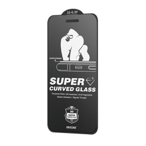 iPhone 16 Pro King Kong 6D Curved Tempered Glass Film - 1