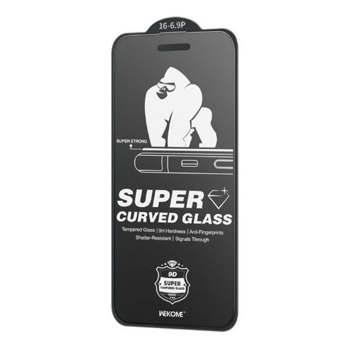 iPhone 16 Pro Max King Kong 6D Curved Frosted Tempered Glass Film - 1