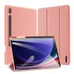 Samsung Galaxy Tab S10+ DUX DUCIS Domo Series Pink Leather Tablet Case - 1
