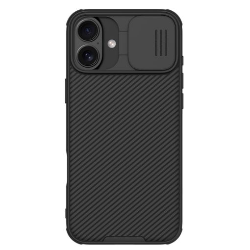 NILLKIN CamShield Pro PC Phone Case for iPhone 16 Plus - Black - 1