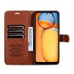 OPPO A3 Energy/A3x 5G Sheepskin Texture Flip Leather Phone Case - Brown - 4