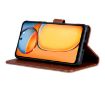 OPPO A3 Energy/A3x 5G Sheepskin Texture Flip Leather Phone Case - Brown - 5