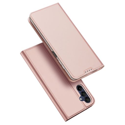 Samsung Galaxy A16 5G DUX DUCIS Skin Pro Series Flip Leather Phone Case - Pink - 1