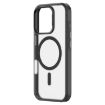 iPhone 16 Pro ZGA Magsafe Frosted PC Hybrid TPU Phone Case - Black - 1