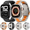 Apple Watch Series 3 42mm Titanium Alloy Metal Watch Band - Titanium Orange - 8