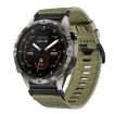 Garmin MARQ Gen 2 Nylon Canvas Quick Release 22mm Watch Band - Olive Green - 1