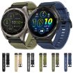Garmin Instinct Nylon Canvas Quick Release 22mm Watch Band - Olive Green - 2