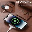 iPhone 16 Plus Suteni M1 Oil Wax MagSafe Detachable Horizontal Card Bag Phone Case - 4