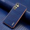 Samsung Galaxy A16 5G Electroplated Frame Crocodile Texture Phone Case - 2