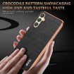 Samsung Galaxy A16 5G Electroplated Frame Crocodile Texture Phone Case - 7