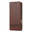 iPhone 16 AZNS Magnetic Calf Texture Flip Leather Phone Case - Dark Brown - 2