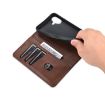 iPhone 16 AZNS Magnetic Calf Texture Flip Leather Phone Case - Dark Brown - 6