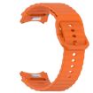 Samsung Galaxy Watch 5 Pro Golf Edition Silicone Watch Band - Orange - 2