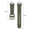 Samsung Galaxy Watch 5 Pro Golf Edition Silicone Watch Band - Orange - 7