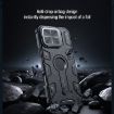 NILLKIN Black Rhino Prop MagSafe Magnetic PC Phone Case for iPhone 16 Pro Max - Green - 8