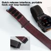 Garmin 26mm Nylon Loop Hook And Loop Fastener Watch Band - Wine Red - 4
