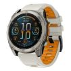 Garmin 26mm Quick Release Silicone Watch Band - Light Sand Orange - 1