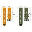 Garmin 26mm Quick Release Silicone Watch Band - Light Sand Orange - 6