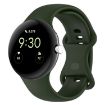 Google Pixel Watch 3 45mm Silicone Watch Band - Green - 1